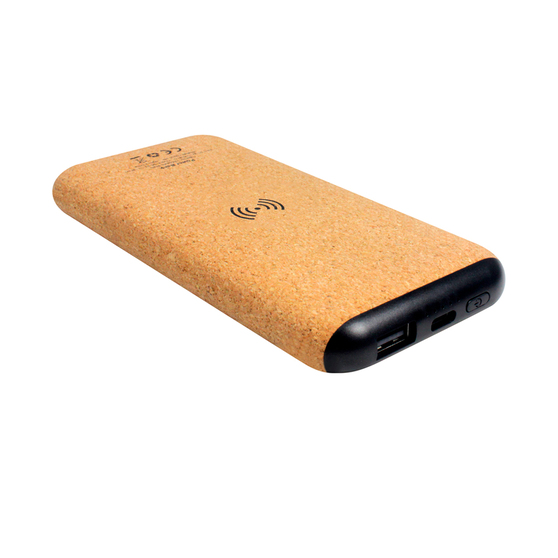 Внешний аккумулятор Suntory с беспроводной зарядкой, 10000 mAh, черный-4