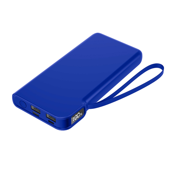 Внешний аккумулятор Cesare 10000 mAh, синий-1