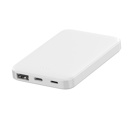 Внешний аккумулятор Fluffy, 5000 Mah, белый-4