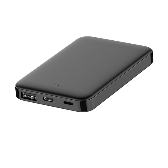 Внешний аккумулятор Fluffy, 5000 Mah, черный-3