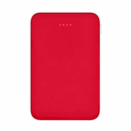 Внешний аккумулятор Fluffy, 5000 Mah, красный-1