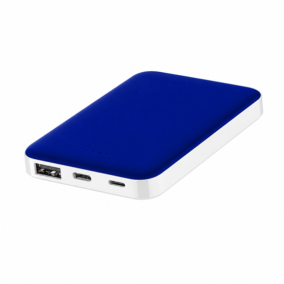 Внешний аккумулятор Fluffy, 5000 Mah, синий-3