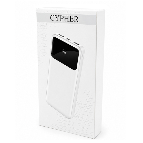 Внешний аккумулятор Cypher 10000 Mah, белый-5