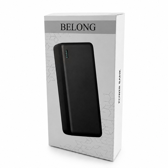 Внешний аккумулятор Belong, 20000 Mah, черный-8