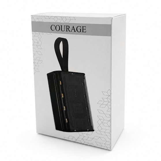 Внешний аккумулятор Courage, 5000 Mah, черный-1