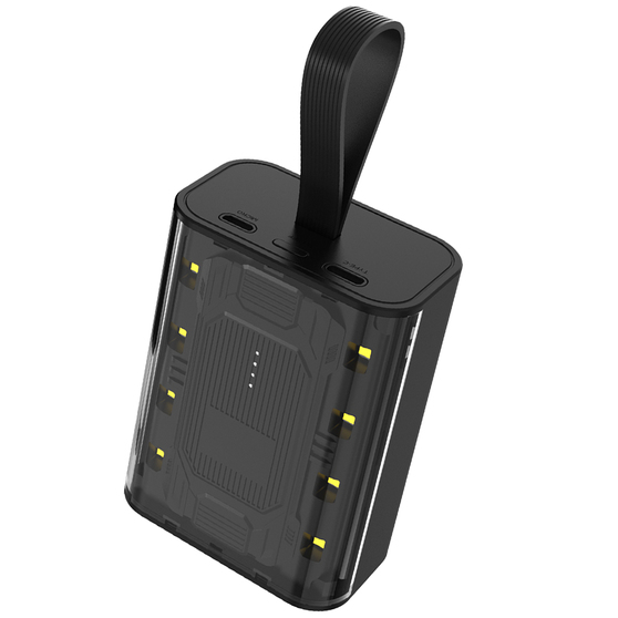 Внешний аккумулятор Courage, 5000 Mah, черный-2