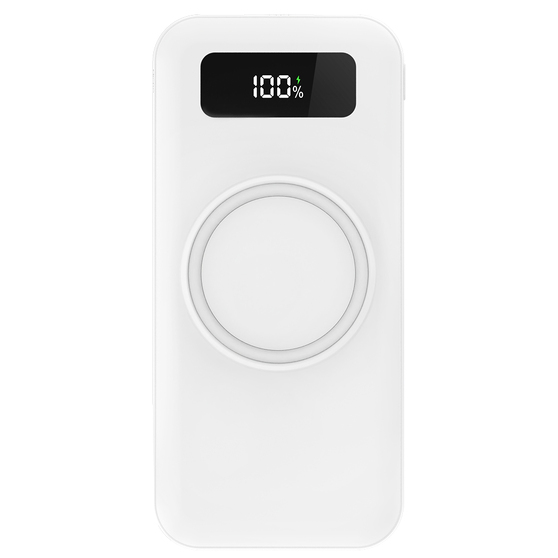 Внешний аккумулятор Authority с беспроводной зарядкой (5W), 10000 mAh, белый-2