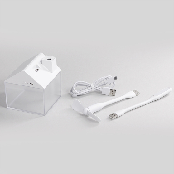 Светодиодный USB увлажнитель Home, белый-6