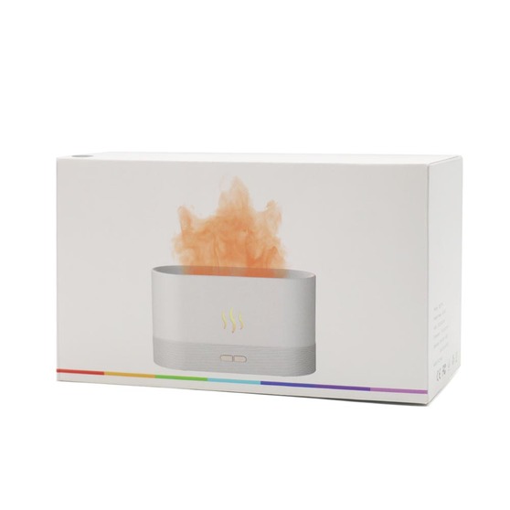 Светодиодный USB увлажнитель-ароматизатор Flame RGB, белый-5