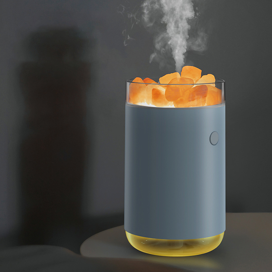 Соляная, светодиодная USB лампа-увлажнитель Aura, белый-6