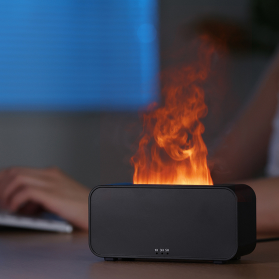 Светодиодный USB увлажнитель-ароматизатор Lumor RGB, черный-5