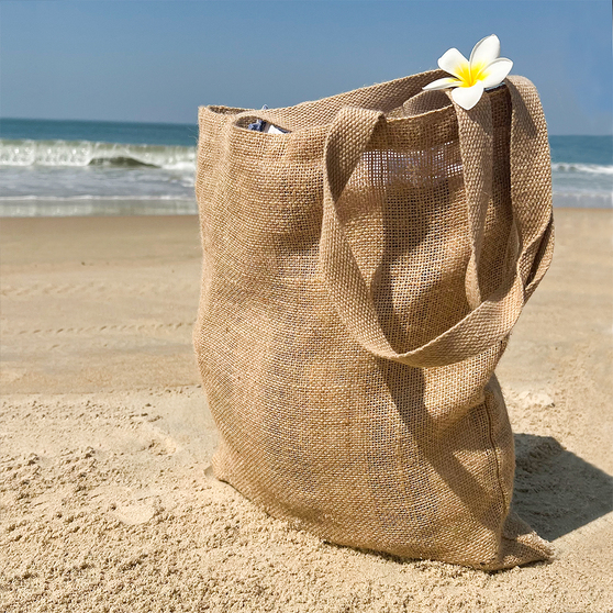 Сумка хозяйственная  Bagsy Jute 270 г/м2, бежевая-2