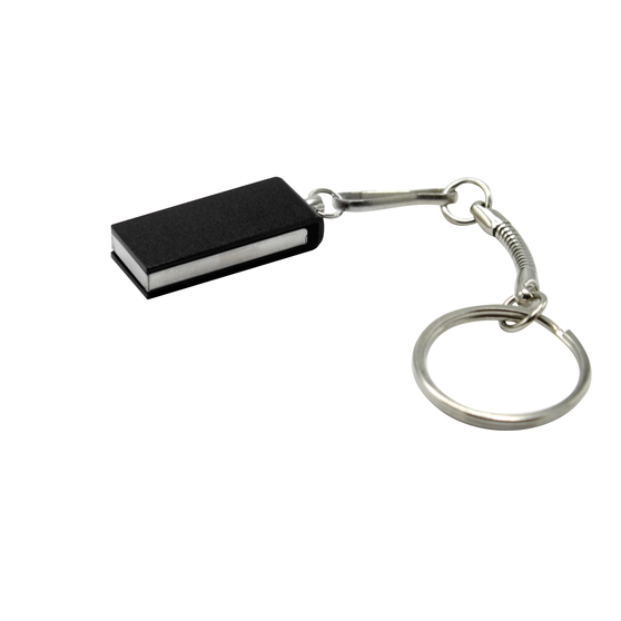 Флешка Slim 16 Гб в футляре, черная-1
