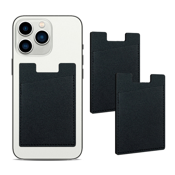 Держатель карт на телефоне SlimPocket, чёрный-1