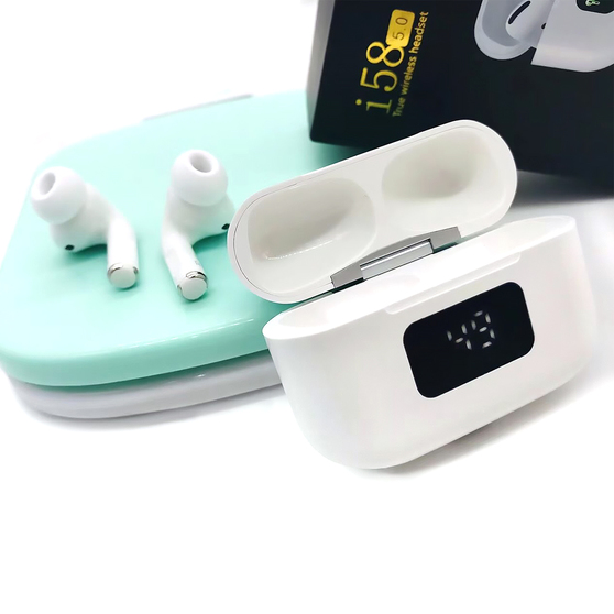 Наушники беспроводные Bluetooth Mobby i58, белые-2
