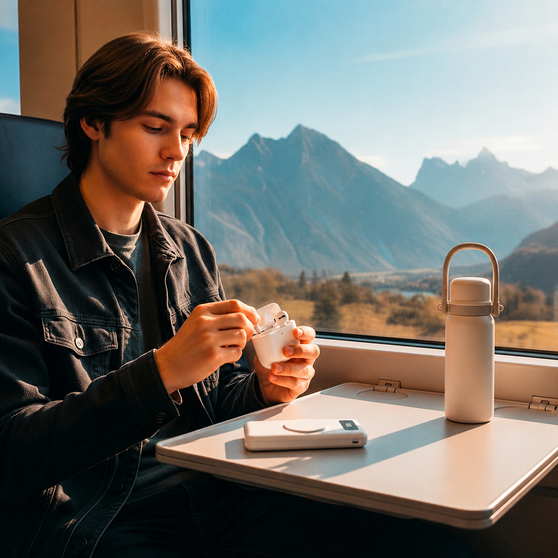 Наушники беспроводные Bluetooth Neat, белые-3