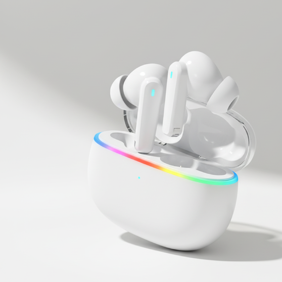 Наушники беспроводные Bluetooth Praise, белые-5