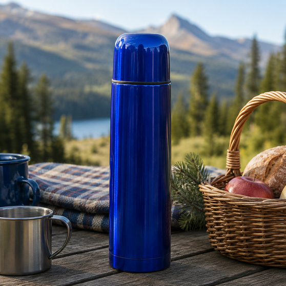 Термос Picnic Bright, синий-2