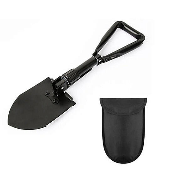 Лопата складная Tools Sheffield в чехле, черная-3