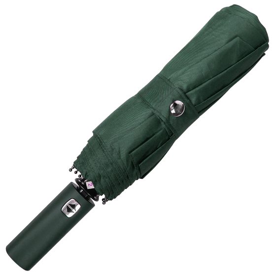Зонт складной автоматический Forest Lotus, зеленый-4
