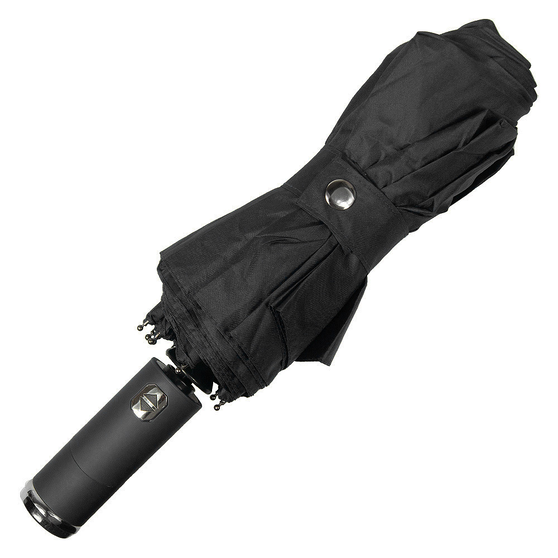 Зонт складной автоматический Forest Lotus Flashlight, чёрный-2