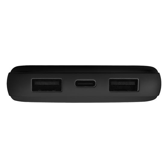 Внешний аккумулятор «Universal» 10 000 mAh, черный-3