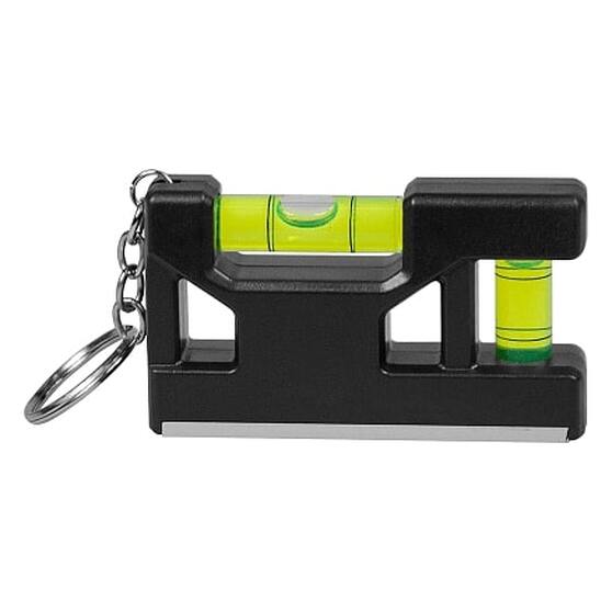 Брелок уровень Tools Pocket level, пластиковый, черный-3