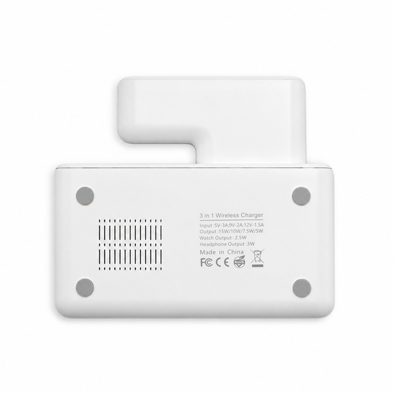 Беспроводное мультизарядное устройство Syntra 15W (3в1), белый-7