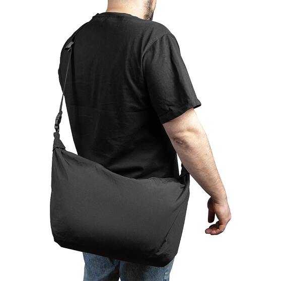 Сумка нейлоновая Messenger Bag Comfort Travel, чёрная-2