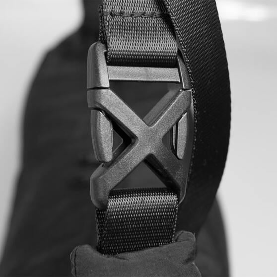Сумка нейлоновая Messenger Bag Comfort Travel, чёрная-4