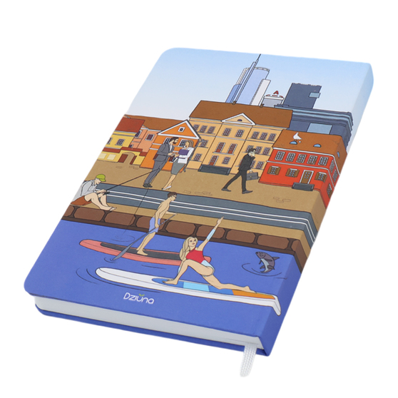 Записная книжка A5 Dziuna Немига в клетку 15 x 21 см-1