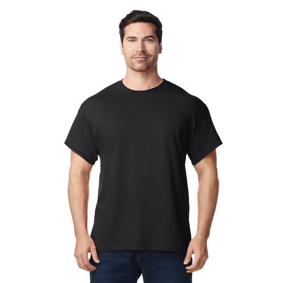 Футболка HEAVY COTTON, ЧЕРНЫЙ S-2