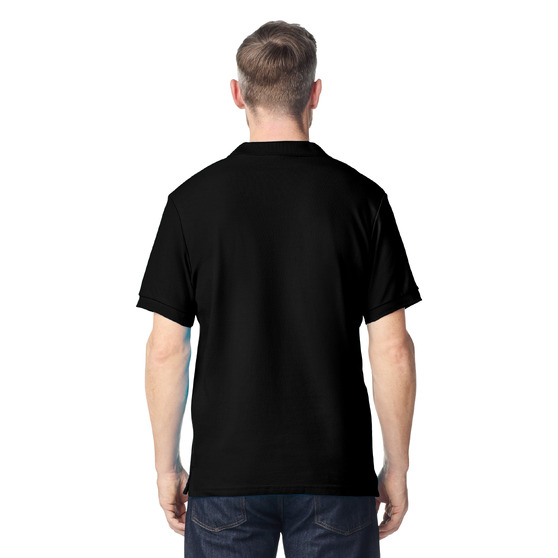 Футболка поло PREMIUM COTTON ADULT DOUBLE PIQUE, ЧЕРНЫЙ S-1
