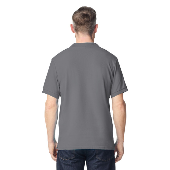 Футболка поло PREMIUM COTTON ADULT DOUBLE PIQUE, ГРАФИТОВЫЙ S-1