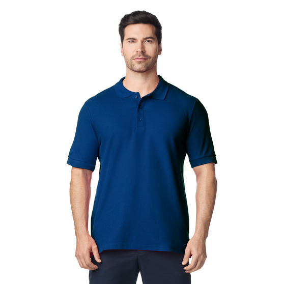 Футболка поло PREMIUM COTTON ADULT DOUBLE PIQUE, МОРСКОЙ СИНИЙ S-2