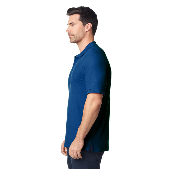 Футболка поло PREMIUM COTTON ADULT DOUBLE PIQUE, МОРСКОЙ СИНИЙ S-3