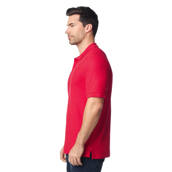 Футболка поло PREMIUM COTTON ADULT DOUBLE PIQUE, КРАСНЫЙ S-5