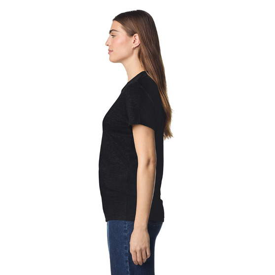 Футболка SOFTSTYLE WOMAN, ЧЕРНЫЙ L-3