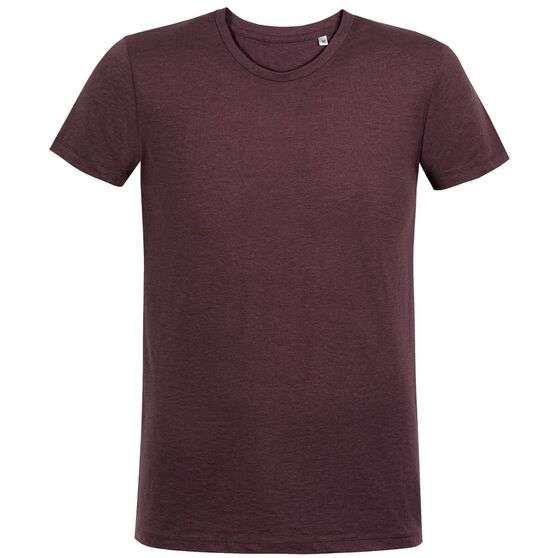 Футболка мужская Regent Fit 150, бордовый меланж-1