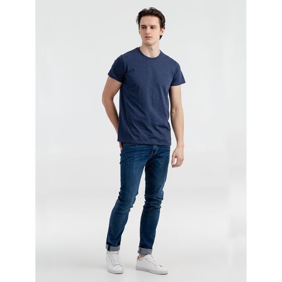 Футболка мужская Regent Fit 150, синий меланж-4