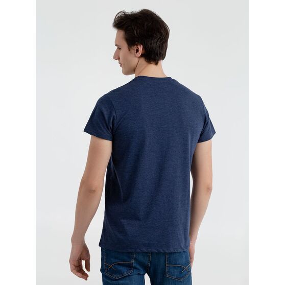 Футболка мужская Regent Fit 150, синий меланж-3