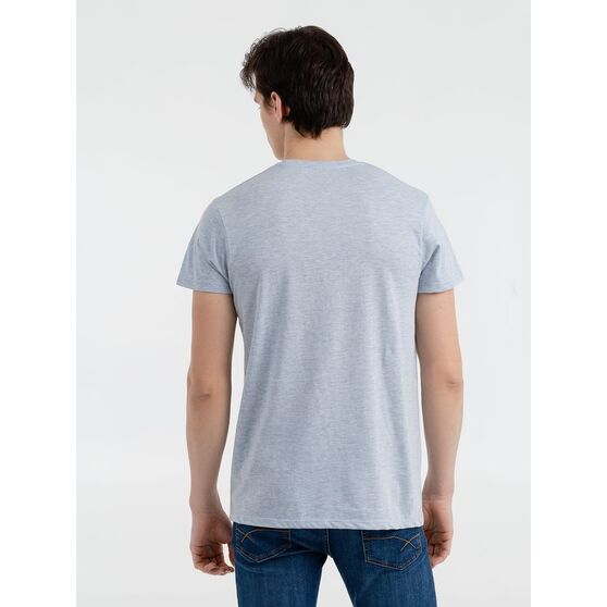 Футболка мужская Regent Fit 150, голубой меланж-3