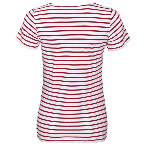 Футболка Miles Women белая с красным-2