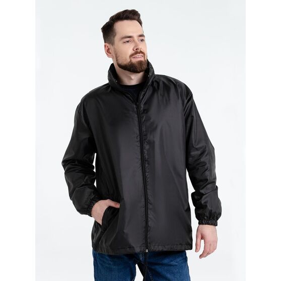 Ветровка унисекс Shift, черная-5