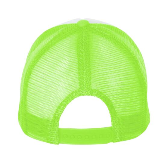 Бейсболка Bubble, зеленый неон с белым-3