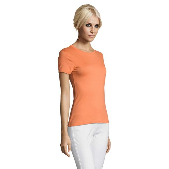 Футболка женская Regent Women, оранжевая (абрикосовая)-5