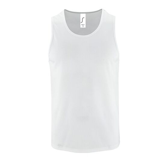 Майка мужская Sporty TT Men, белая-1