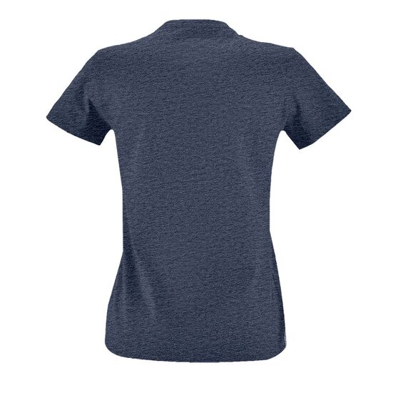 Футболка женская Imperial Fit Women, синий меланж-3