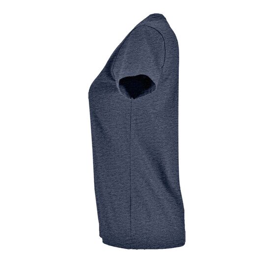 Футболка женская Imperial Fit Women, синий меланж-2
