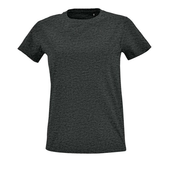 Футболка женская Imperial Fit Women, черный меланж-1